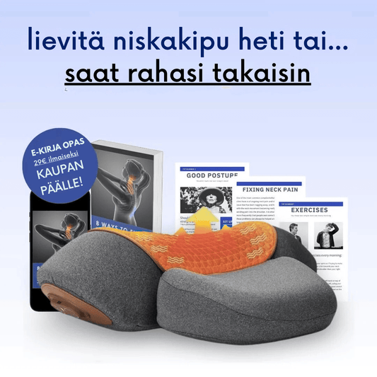 FysioRest | 3 - in - 1 ratkaisu niskakipuun - PureSleep.fi