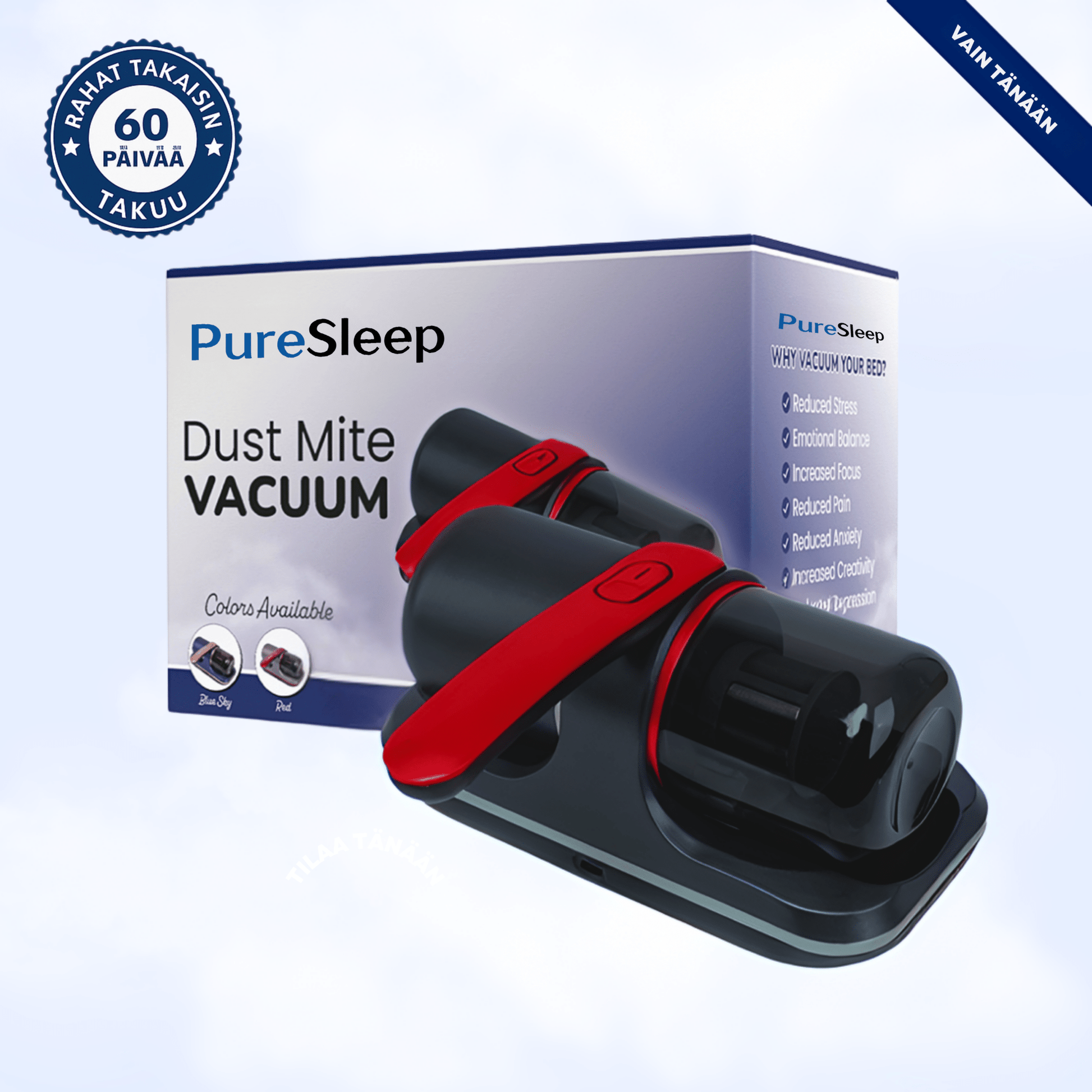 PureSleep Pro – Langaton Patjaimuri - PureSleep.fi