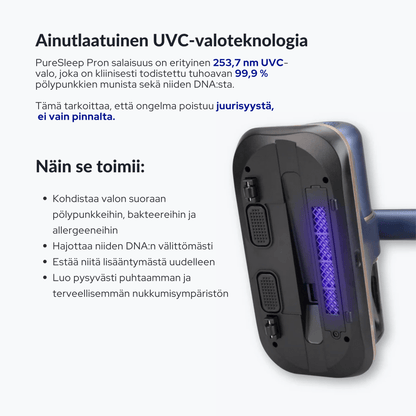 PureSleep Pro – Langaton Patjaimuri - PureSleep.fi