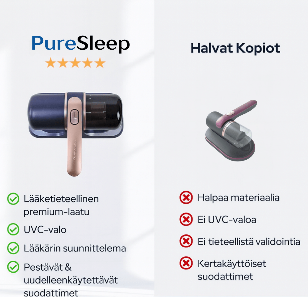 PureSleep Pro – Langaton Patjaimuri - PureSleep.fi