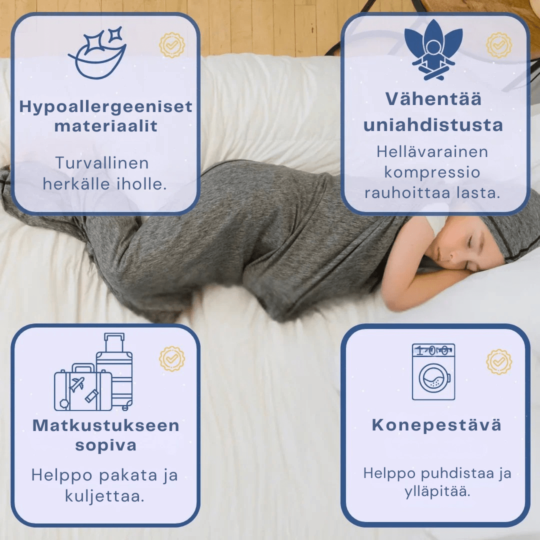 Rauhoittava kompressiopeitto - PureSleep.fi