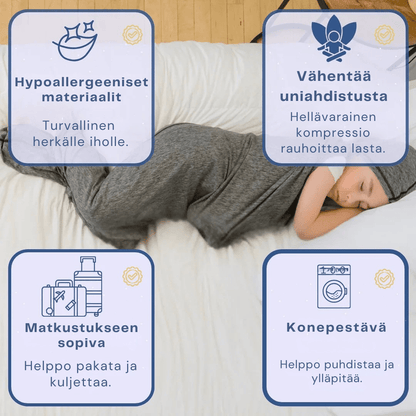 Rauhoittava kompressiopeitto - PureSleep.fi